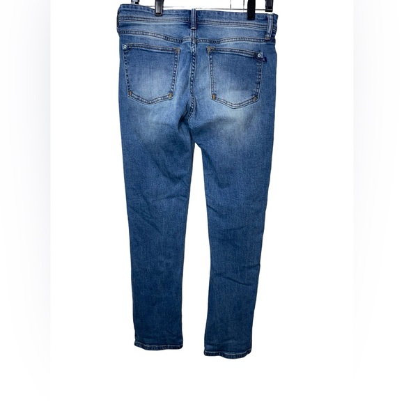 Anthropologie Pilcro Slim Boyfriend Jeans - Mid-Rise Cropped - Size 28 - Picture 2 of 6